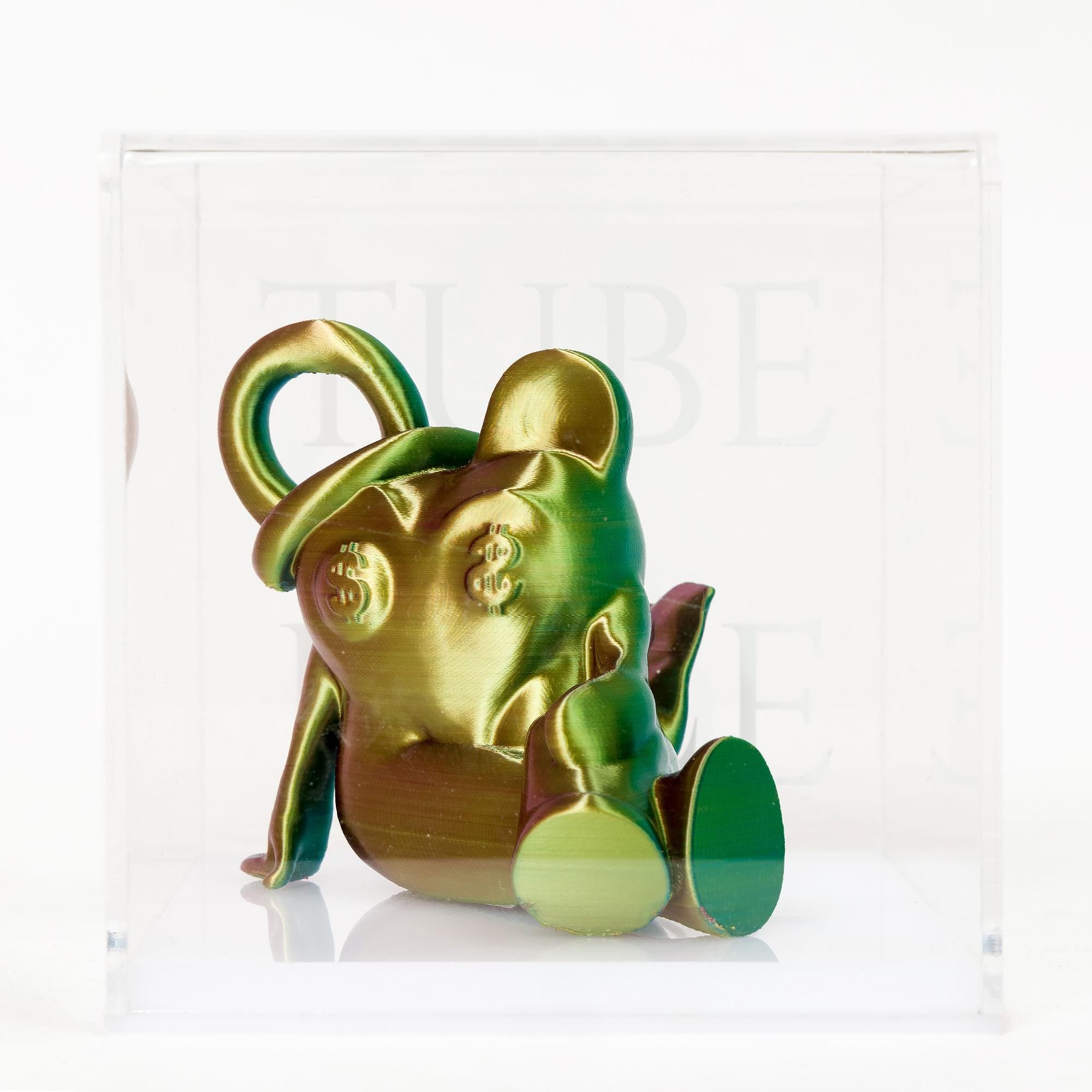 TubeFace™ Pop Art Sculpture: Limited Edition Collectible Art, Chromatic Wealth