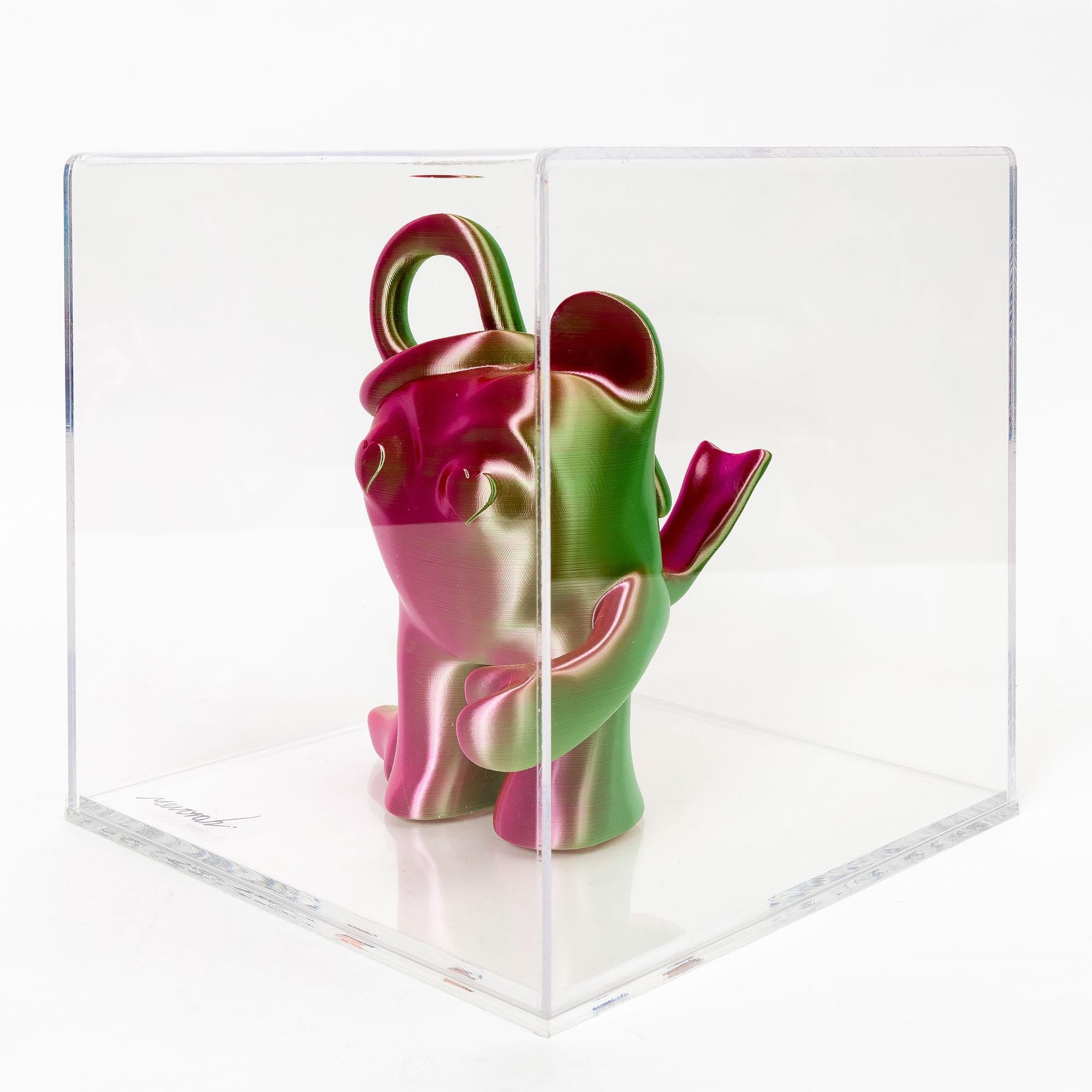 Limited Edition Cherry Blossom Pop Art Sculpture: Modern Collectible TubeFace™