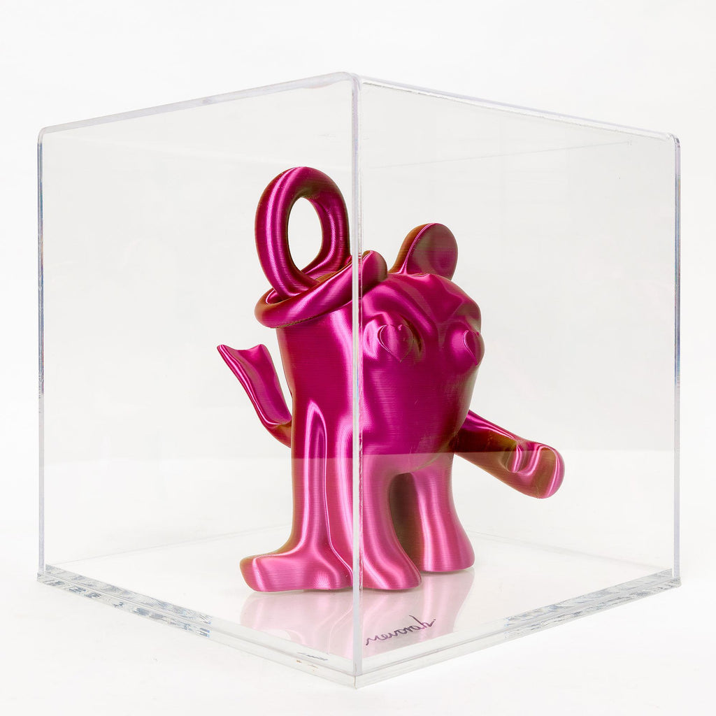 Limited Edition Cherry Blossom Pop Art Sculpture: Modern Collectible TubeFace™