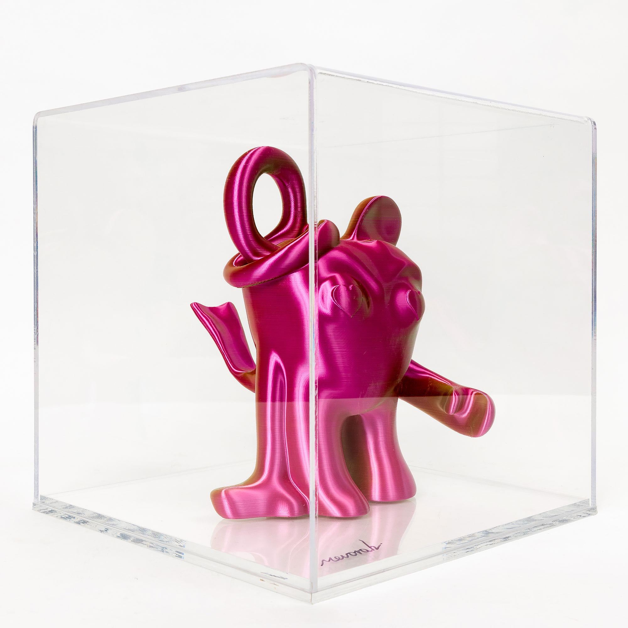 Limited Edition Cherry Blossom Pop Art Sculpture: Modern Collectible TubeFace™