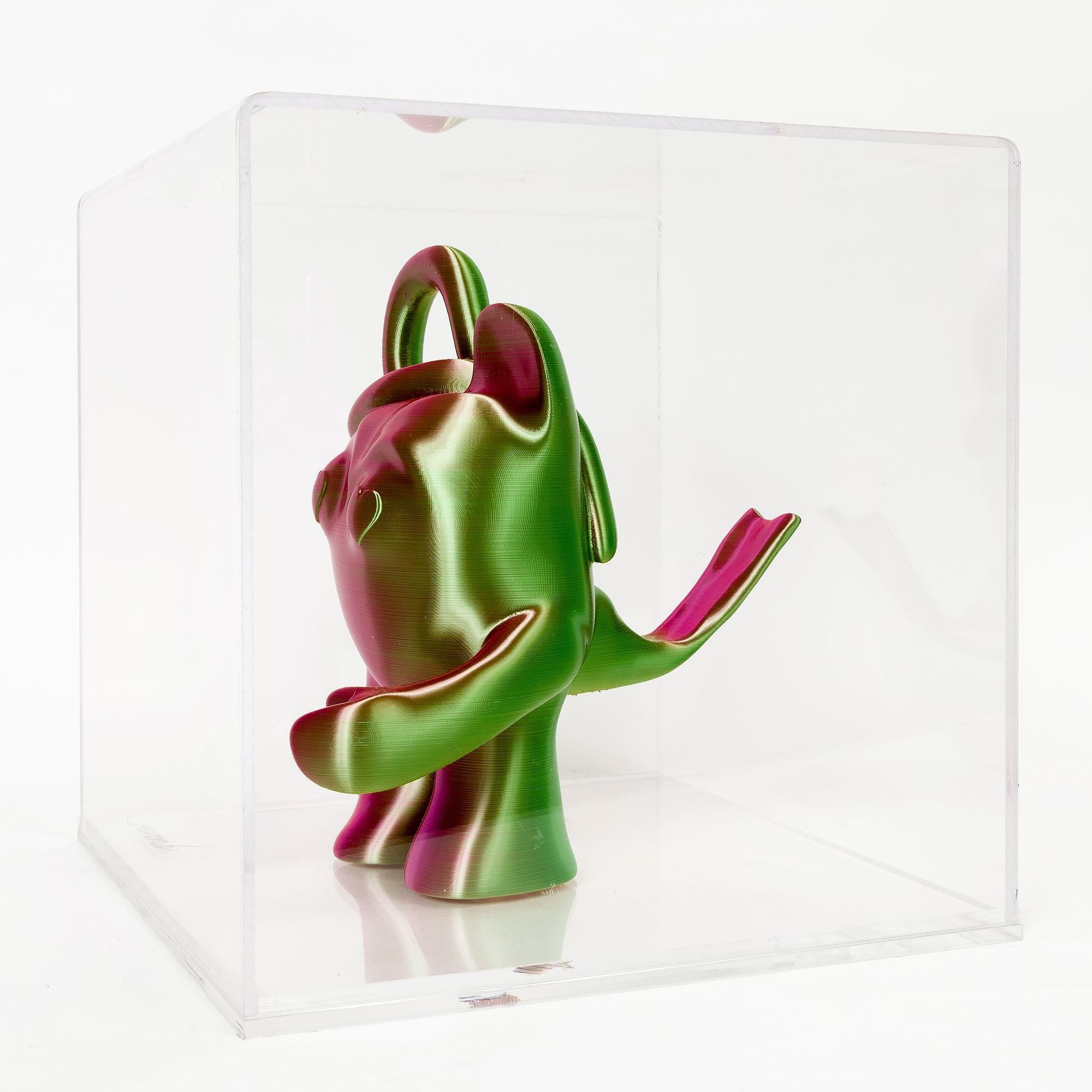 Limited Edition Cherry Blossom Pop Art Sculpture: Modern Collectible TubeFace™