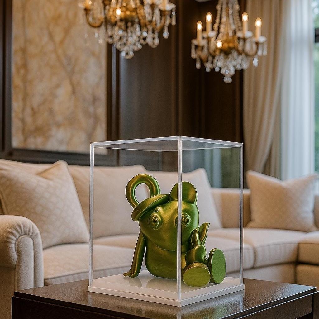 TubeFace™ Pop Art Sculpture: Limited Edition Collectible Art, Chromatic Wealth