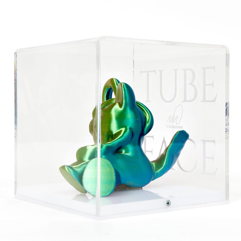 TubeFace™ Pop Art Sculpture: Limited Edition Collectible Art, Chromatic Wealth